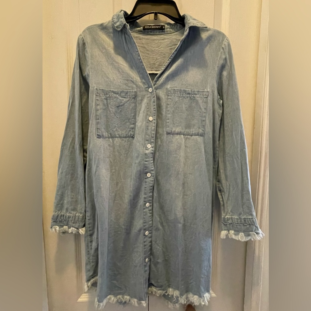 Zilcremo jean/denim dress Medium